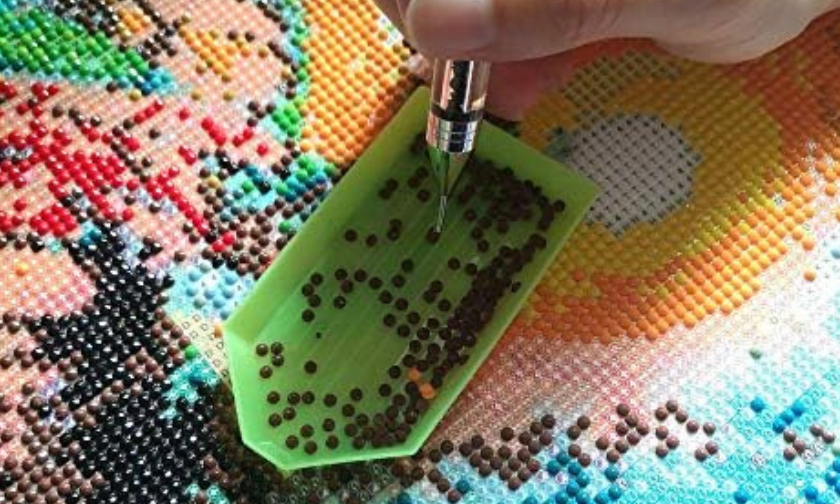 Accessoire Peinture Diamant Rouleau 5D Pour Diamond Painting N-K - Accessoire Portable Pour Collage De Perles Diamant Vernis Colle