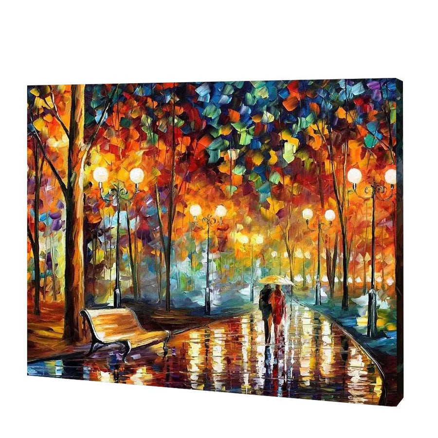 Romance sous Umbrella Diamond Painting