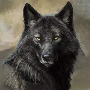 Loup noir | Diamond Painting