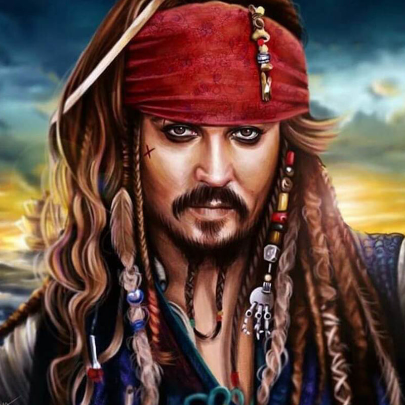 Capitaine Jack Sparrow | Diamond Painting