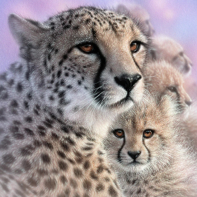 Guépard Mère Amour | Diamond Painting