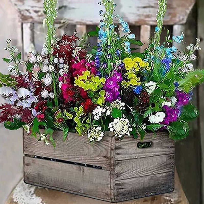 Fleurs colorées dans une boîte | Diamond Painting