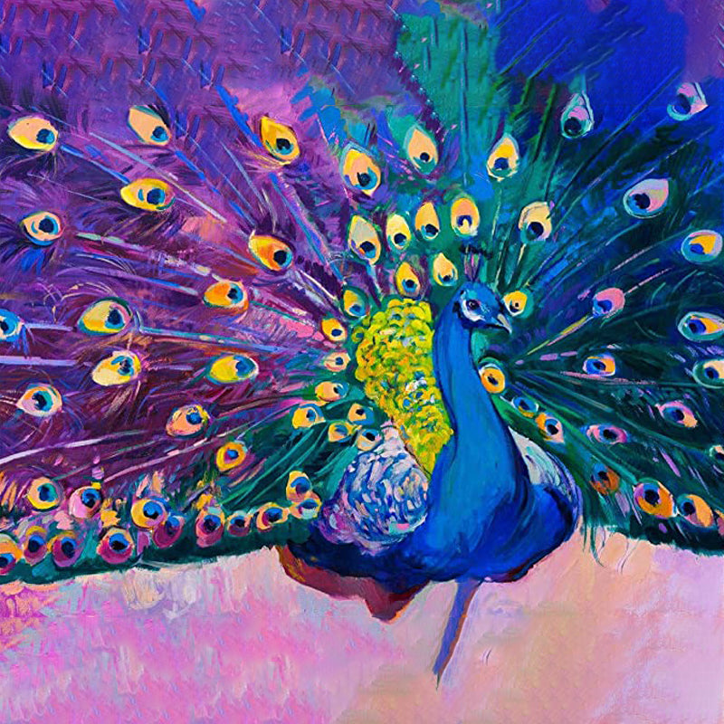 Paon coloré | Diamond Painting