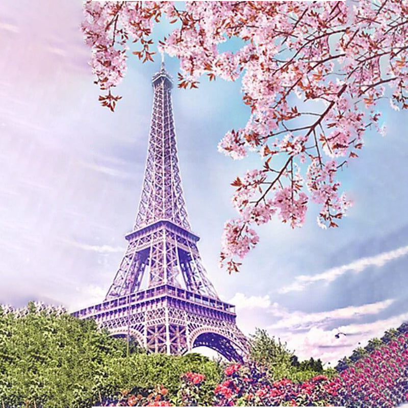 Tour Eiffel Beauté Paysage | Diamond Painting