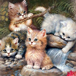 Charger l&#39;image dans la galerie, Chatons ensemble | Diamond Painting
