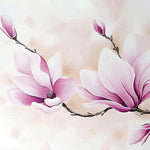 Charger l&#39;image dans la galerie, Fleurs de magnolia | Diamond Painting
