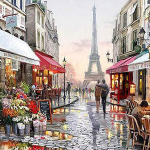 Pluvieux à Paris | Diamond Painting