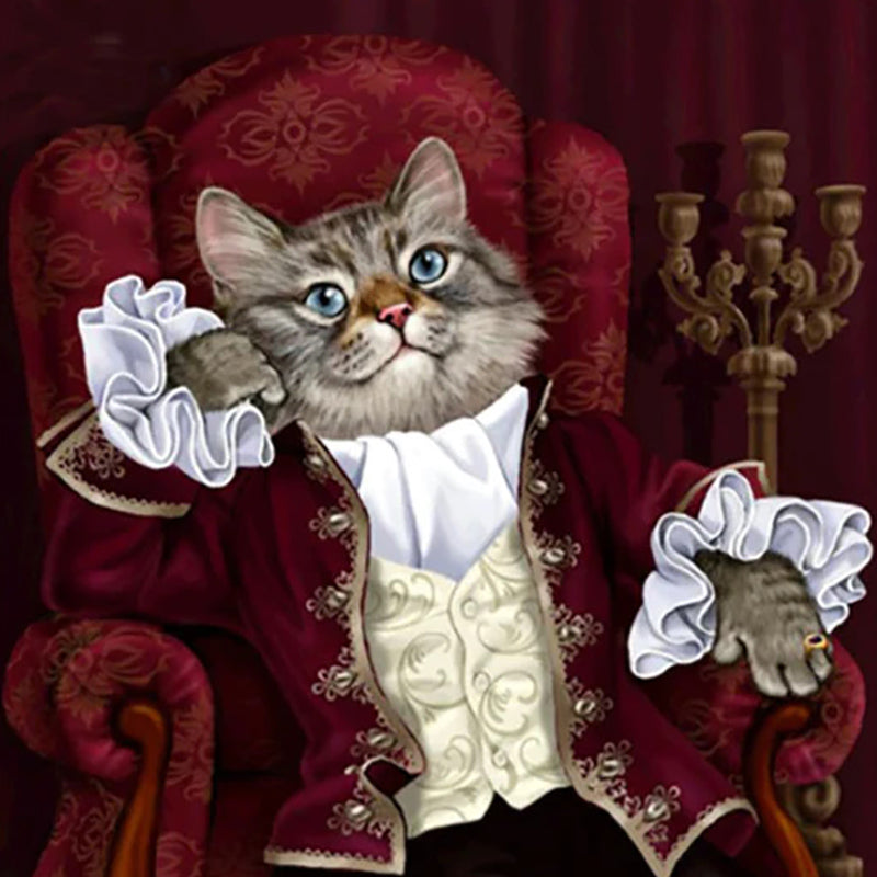 Le chat imaginatif | Diamond Painting