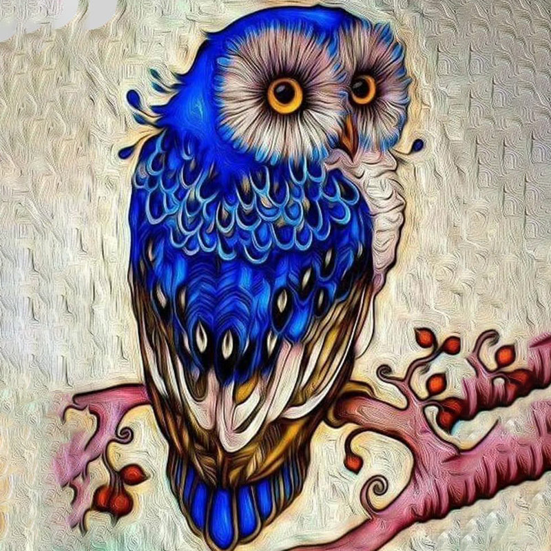 Le Hibou Bleu | Diamond Painting