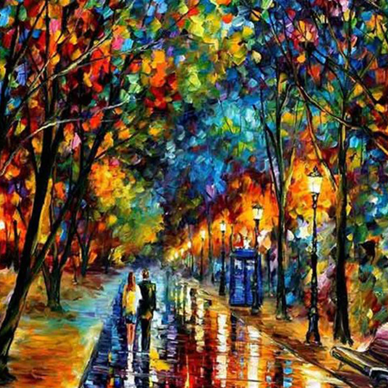 Romance sous Umbrella | Diamond Painting