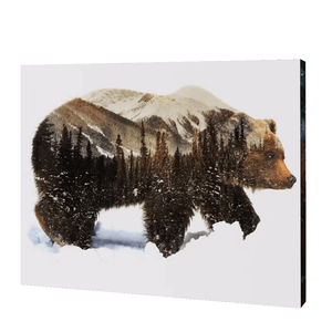 Ours dans les bois | Diamond Painting