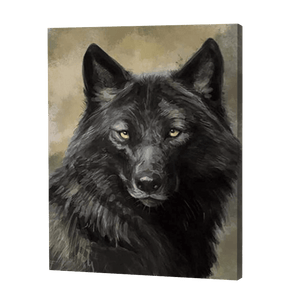 Loup noir | Diamond Painting