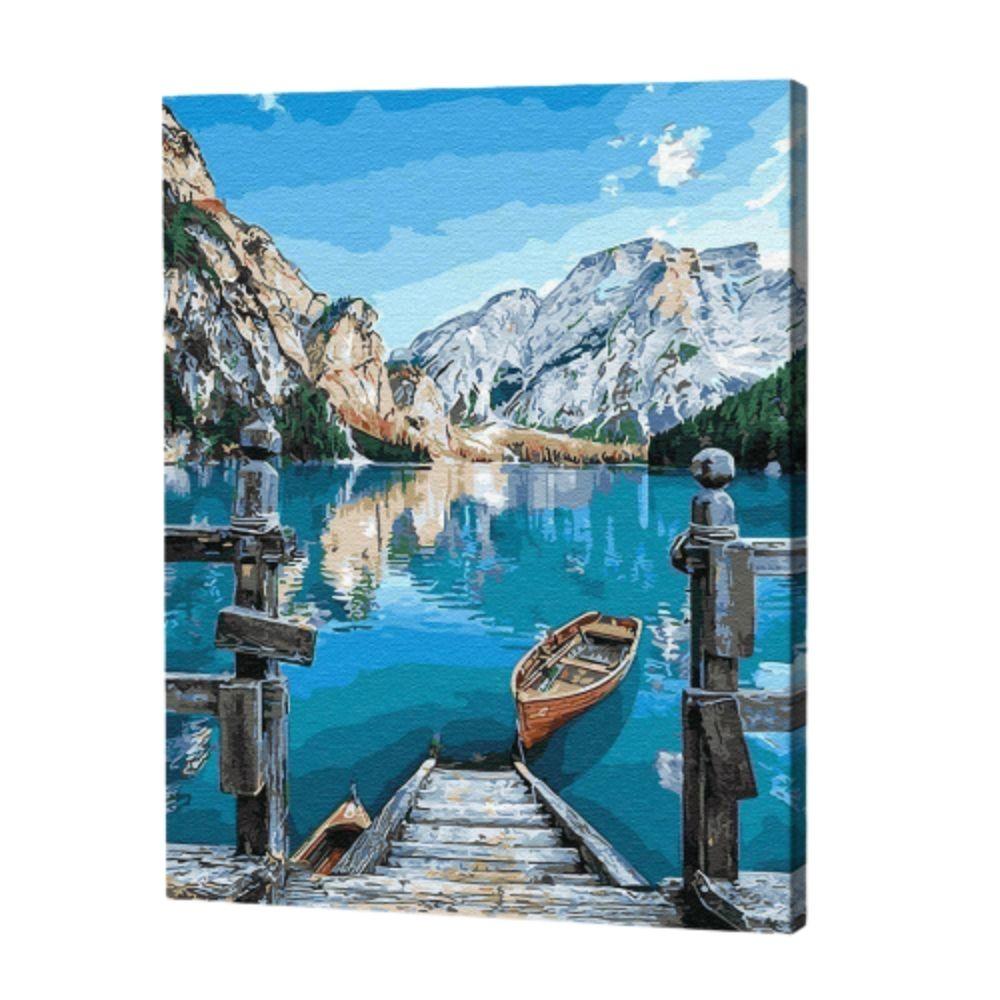 Lac Blue Water  | Diamond Painting