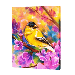 Oiseau jaune | Diamond Painting